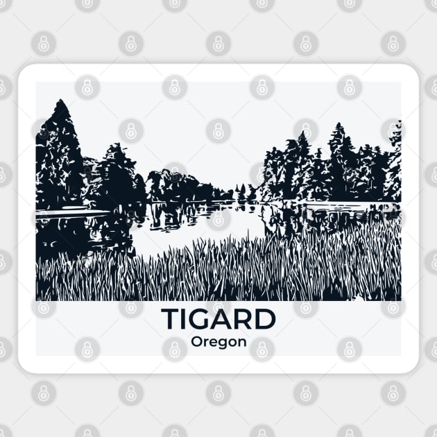 Tigard - Oregon Magnet by Lakeric